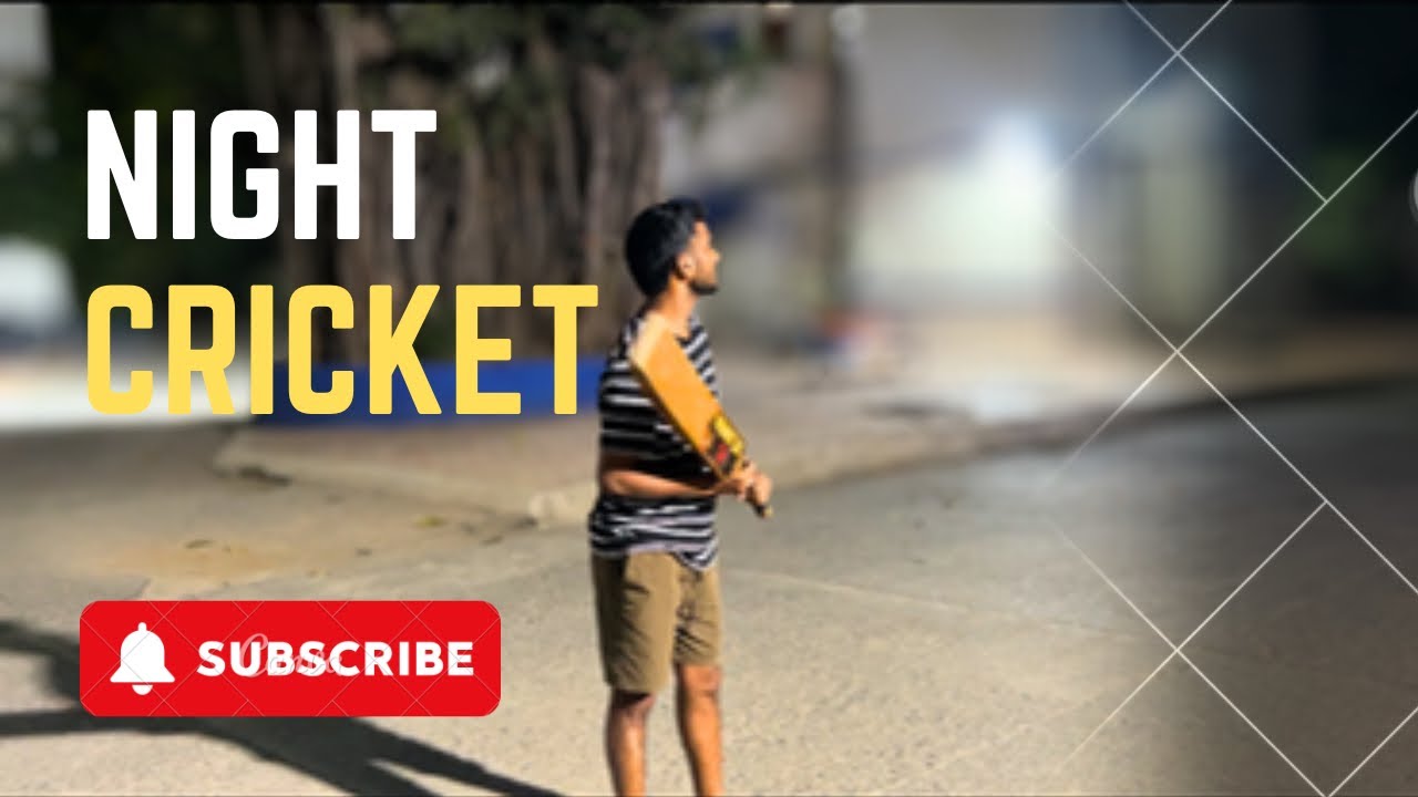 Midnight Cricket Madness with Friends 🌃🏏😂