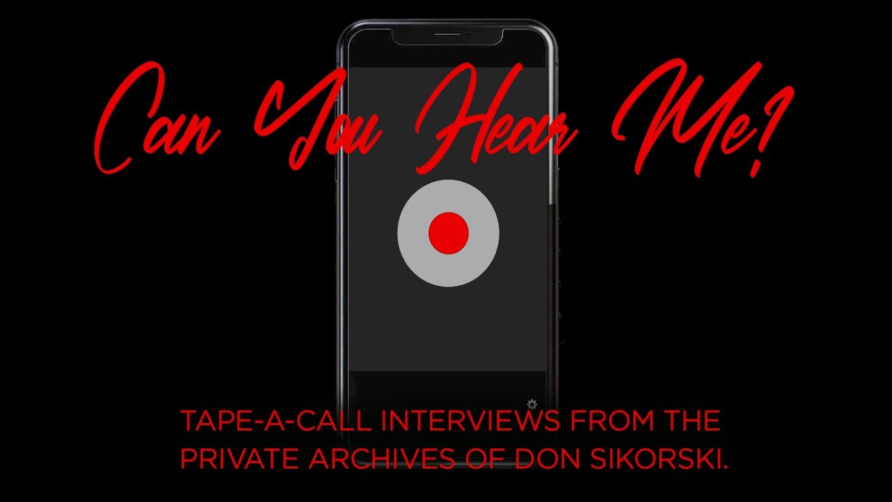 CAN YOU HEAR ME?: Randall Sullivan & Phil Carson