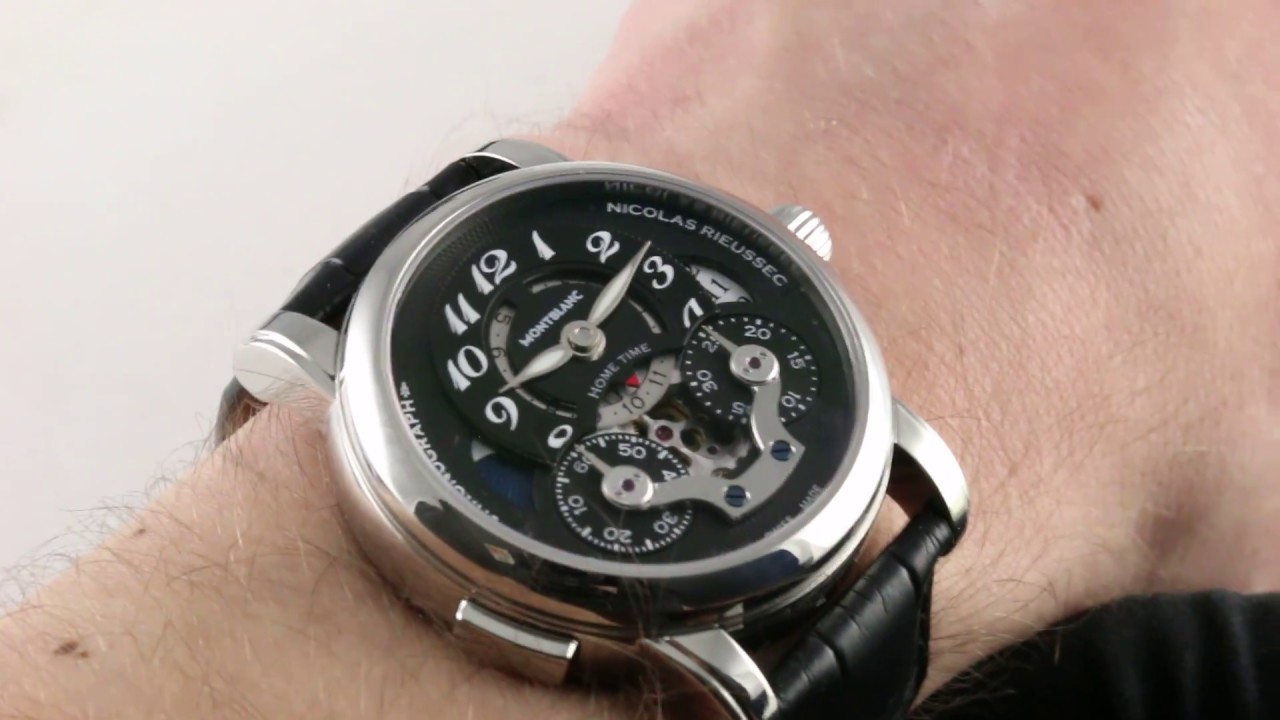 Montblanc Nicolas Rieussec Chronograph Open Hometime (107070) Luxury Watch Review