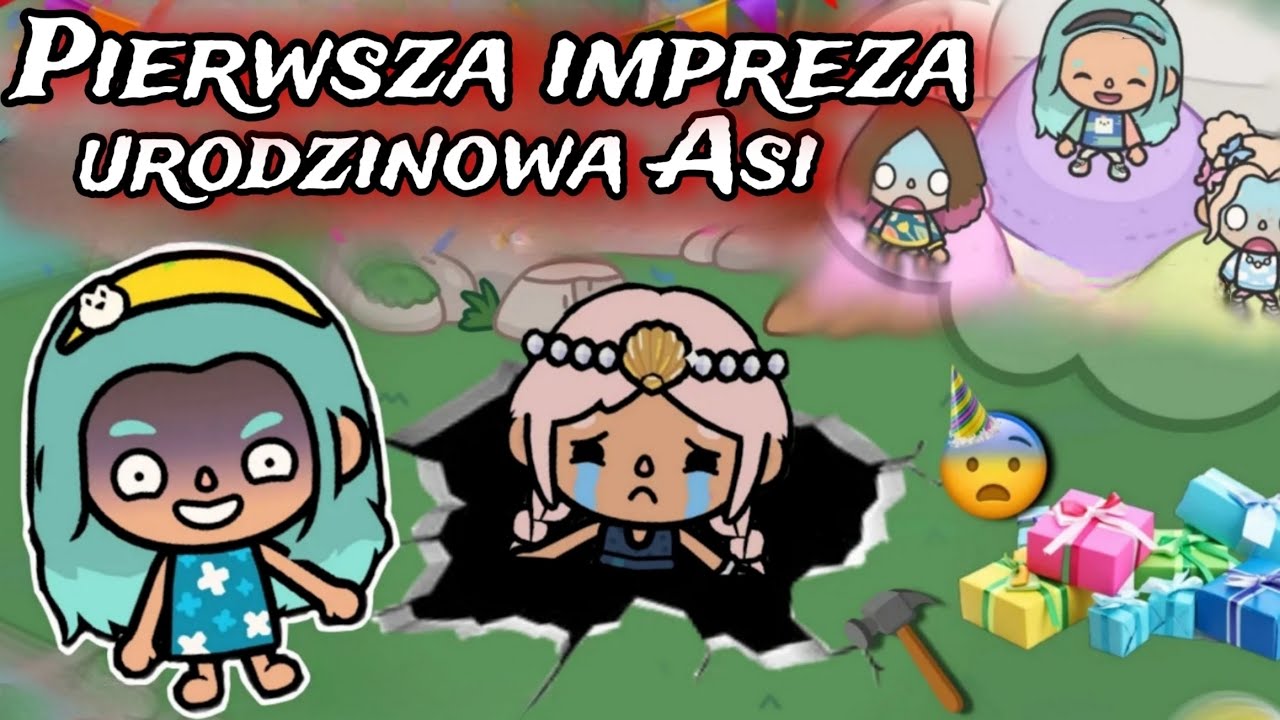 [CZĘŚĆ2] 🎂 PIERWSZE URODZINY ASI 😍 |  TOCA BOCA HISTORYJKI PO POLSKU |