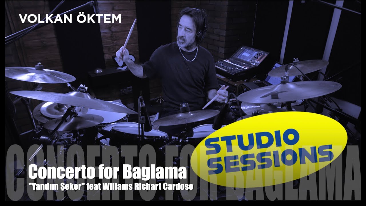 Volkan Öktem #studiosessions~Arif Sağ, Erdal Erzincan, Erol Parlak Concerto for Baglama-Yandım Şeker