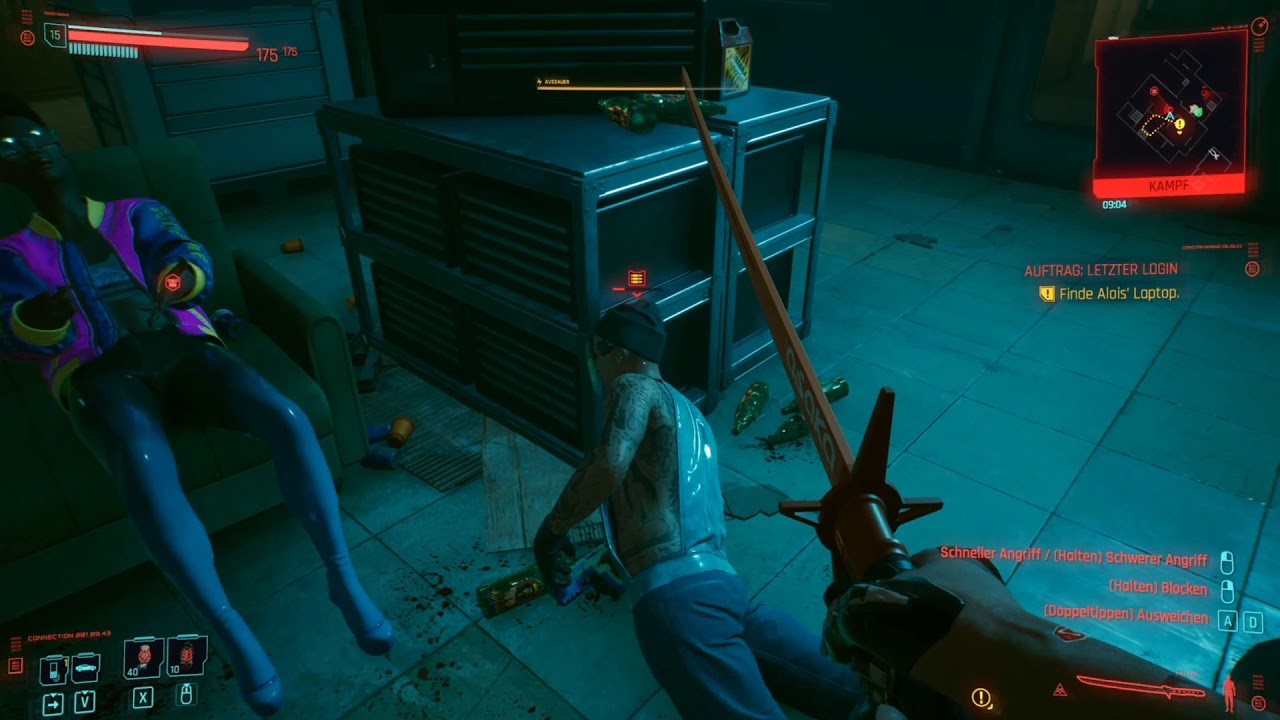 Auftrag: Letzter login Cyberpunk 2077