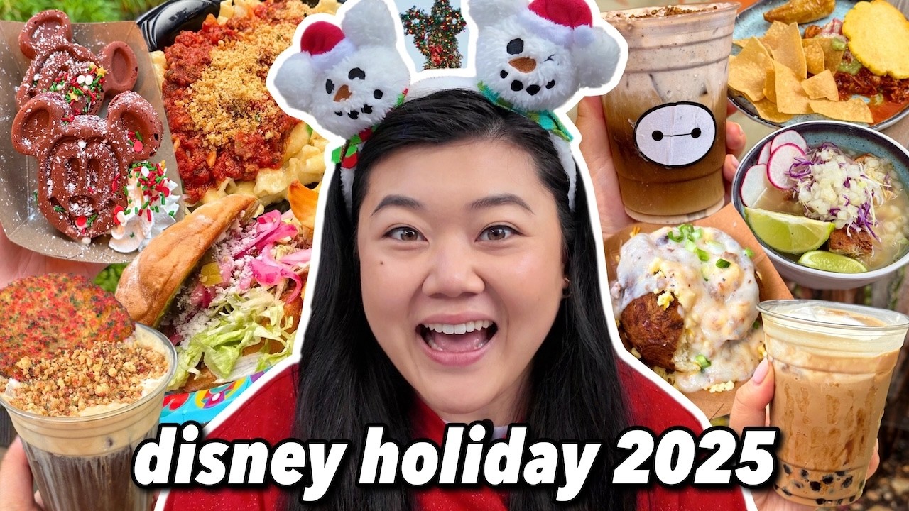 Что поесть в Диснейленде! Гастрономический тур HOLIDAY Edition 2025 🎄