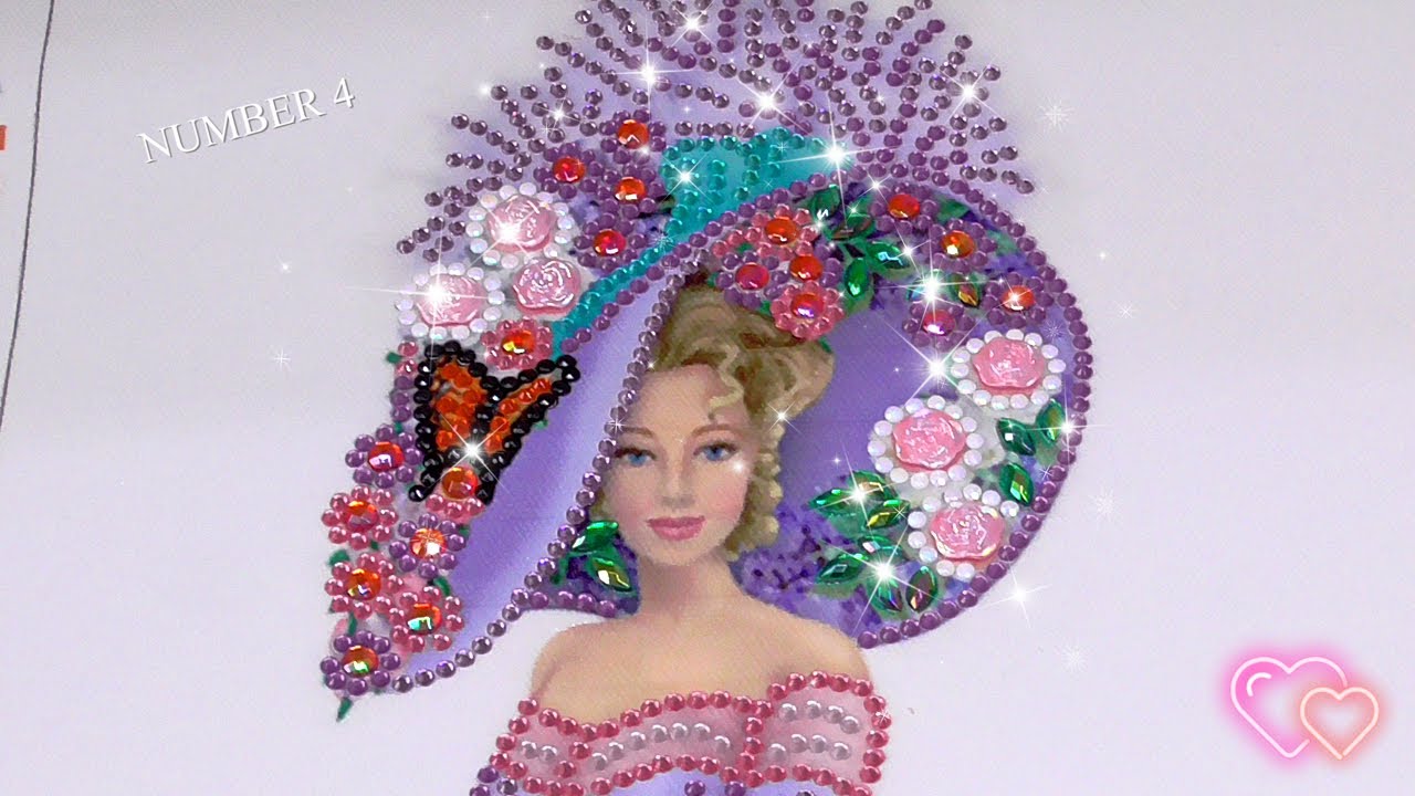 NUMBER 4 ELEGANT 1920s DIAMOND CRYSTAL ART
