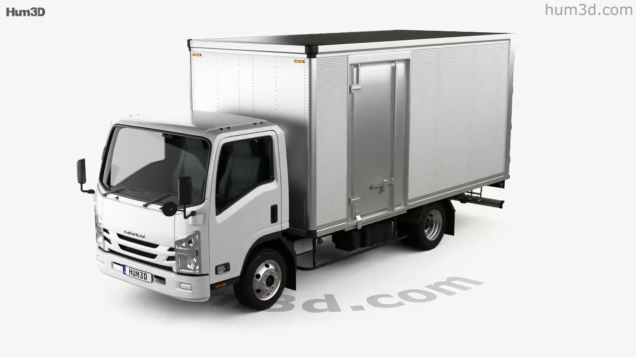 Isuzu Elf Box Truck 2021 3D model by 3DModels.org