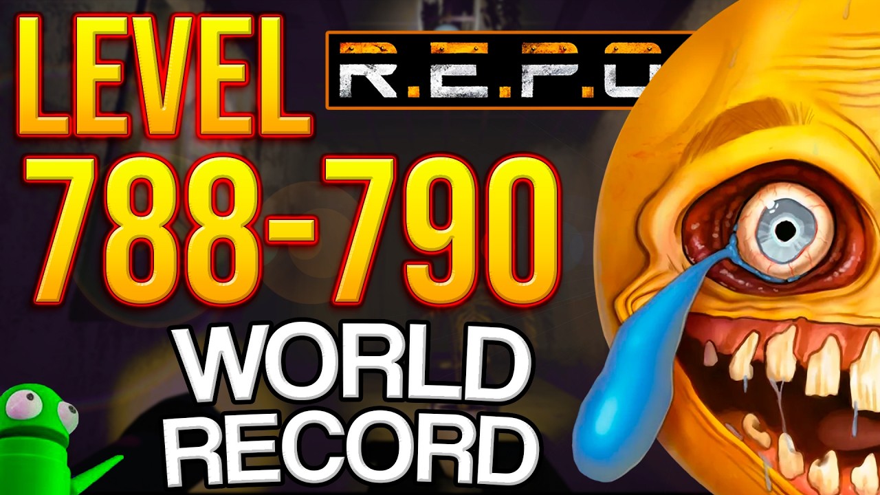 R.E.P.O. Solo World Record Level 788-790 | FULL CLEAN SPEEDRUN!💀