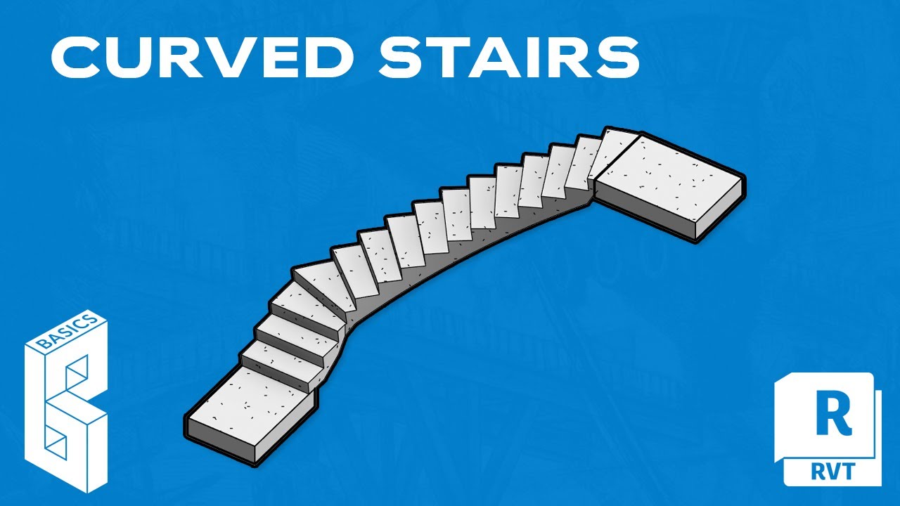 Revit Basics Tutorial - Irregular and Curved Stairs