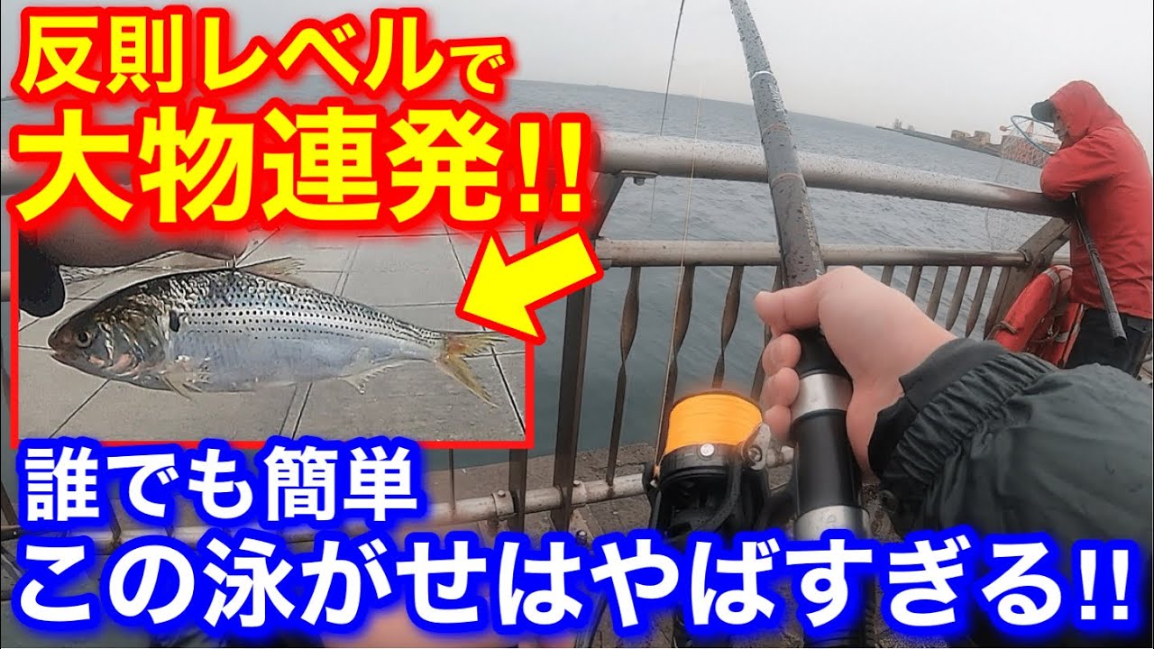 遠投泳がせ釣りが強すぎて、陸っぱりから反則レベルで大物が連発した⁉︎【関東遠征1日目】