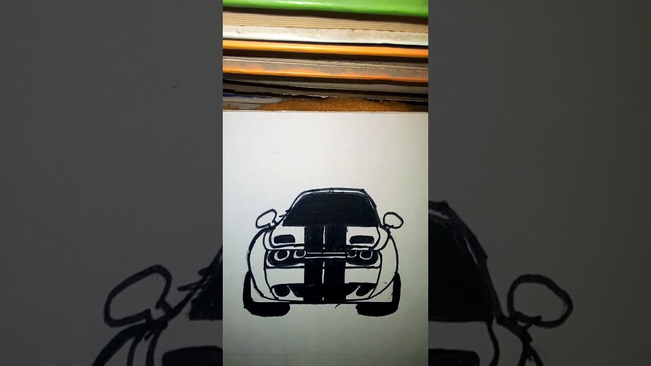 how to draw easy dodge demon 