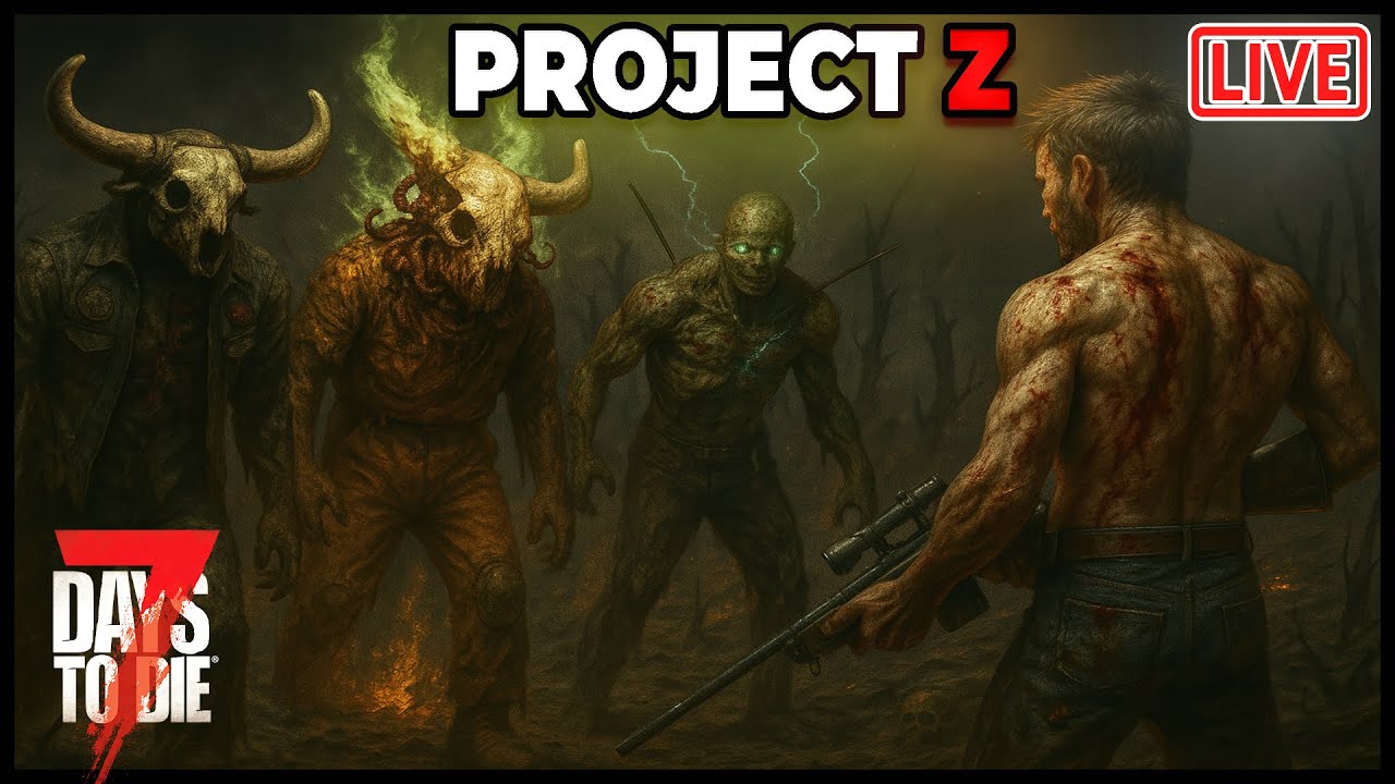 Project Z Ep 2 LIVE — PLUS New Guns, POIs & Subs Join In! (7D2D)