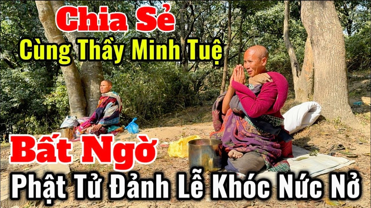 Bất Ngờ Phật Tử Đảnh Lễ Thầy Minh Tuệ Chia Sẻ Khóc Nức Nở | Sư Minh Thông Thọ Thực Cùng Các Sư Phụ