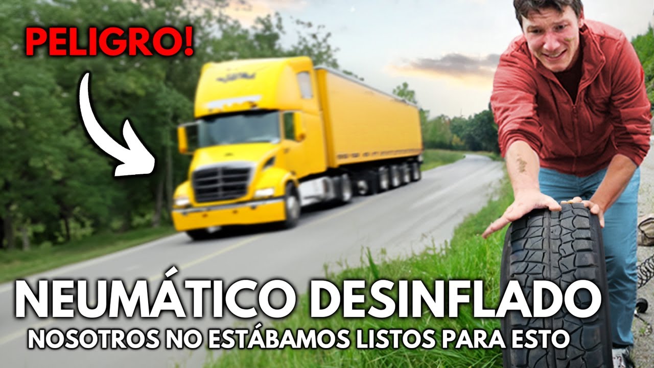 Se nos pinchó una rueda en un lugar peligroso | Vida en vehículos recreativos