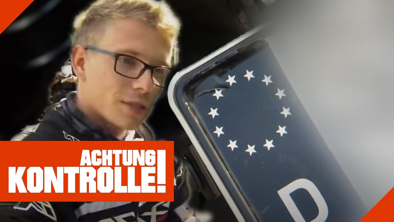 Kennzeichen überklebt! Alles soll schön aussehen! 1/2 | Achtung Kontrolle | KabelEins