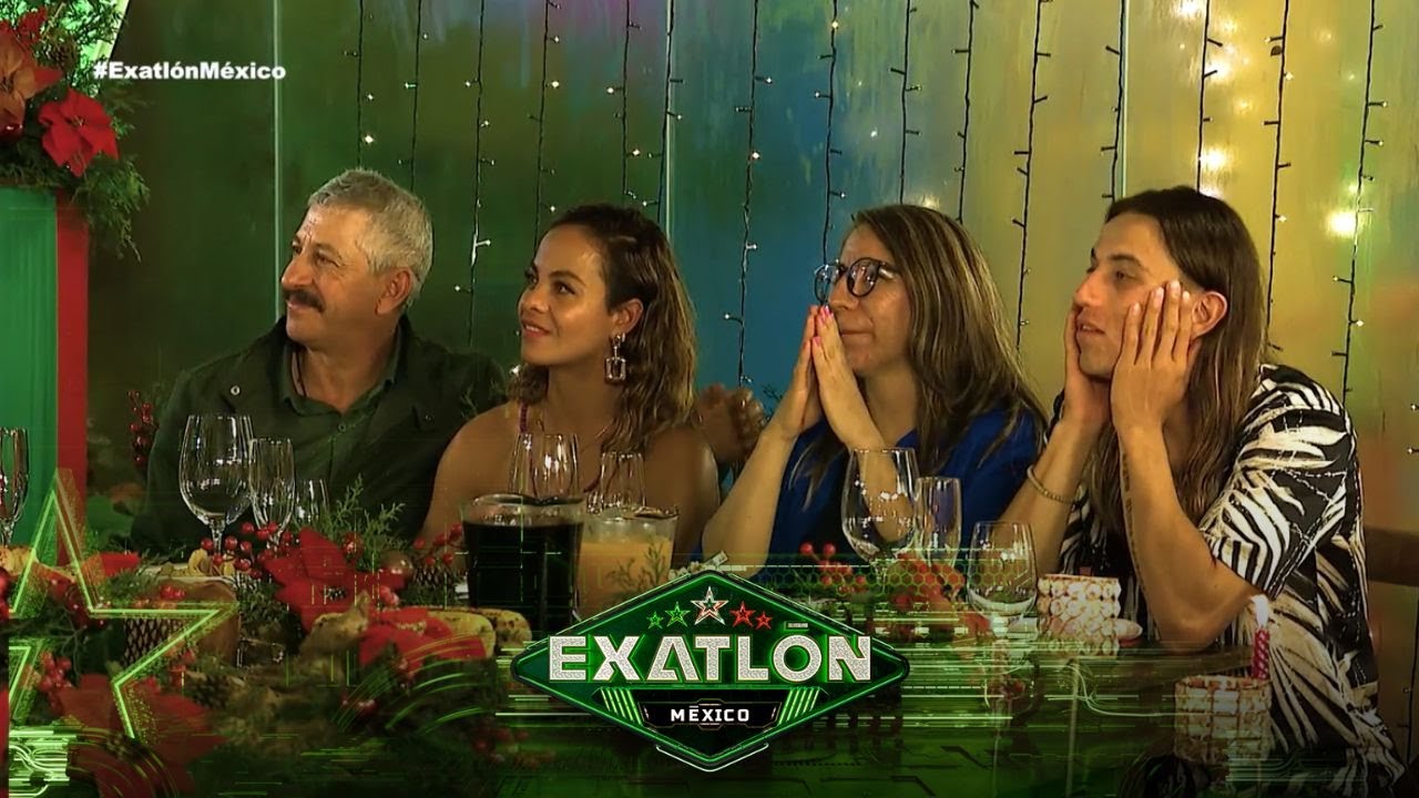 Azules disfrutan cena de navidad junto a su familia en Exatlón México | Exatlón México 2023