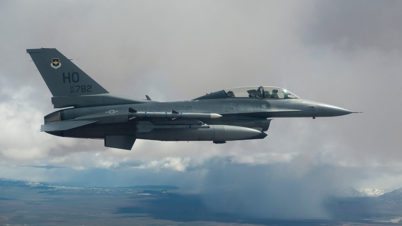 U.S.  Air Force F 16, B-roll video footage 2022