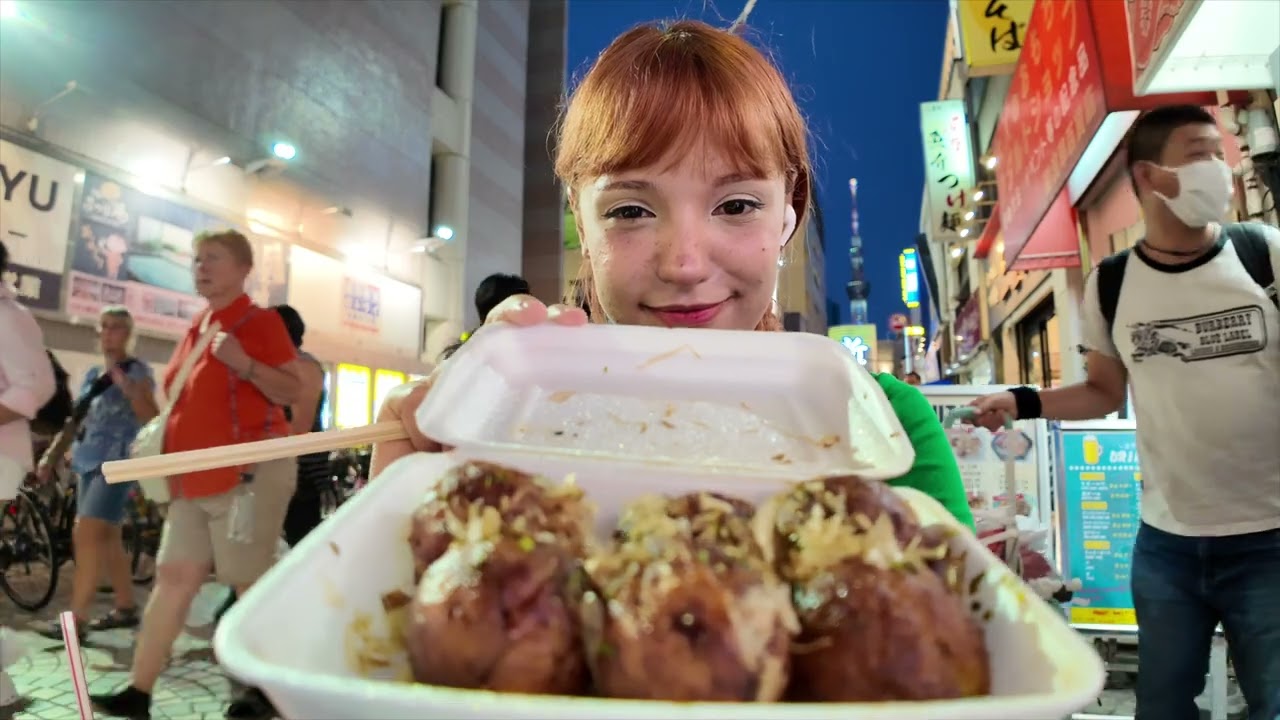 COMIDAS DE RUA NO JAPÃO 🇯🇵 12h de comilanças por tokyo