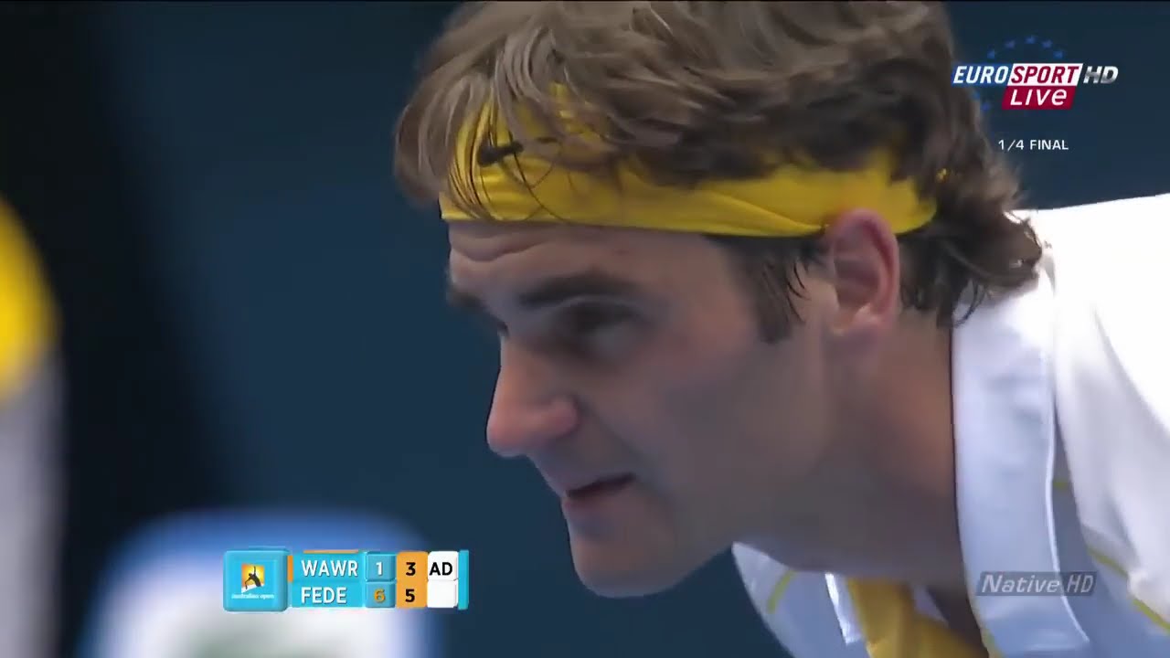 Australian Open 2011 QF - R.Federer vs S.Wawrinka Highlights