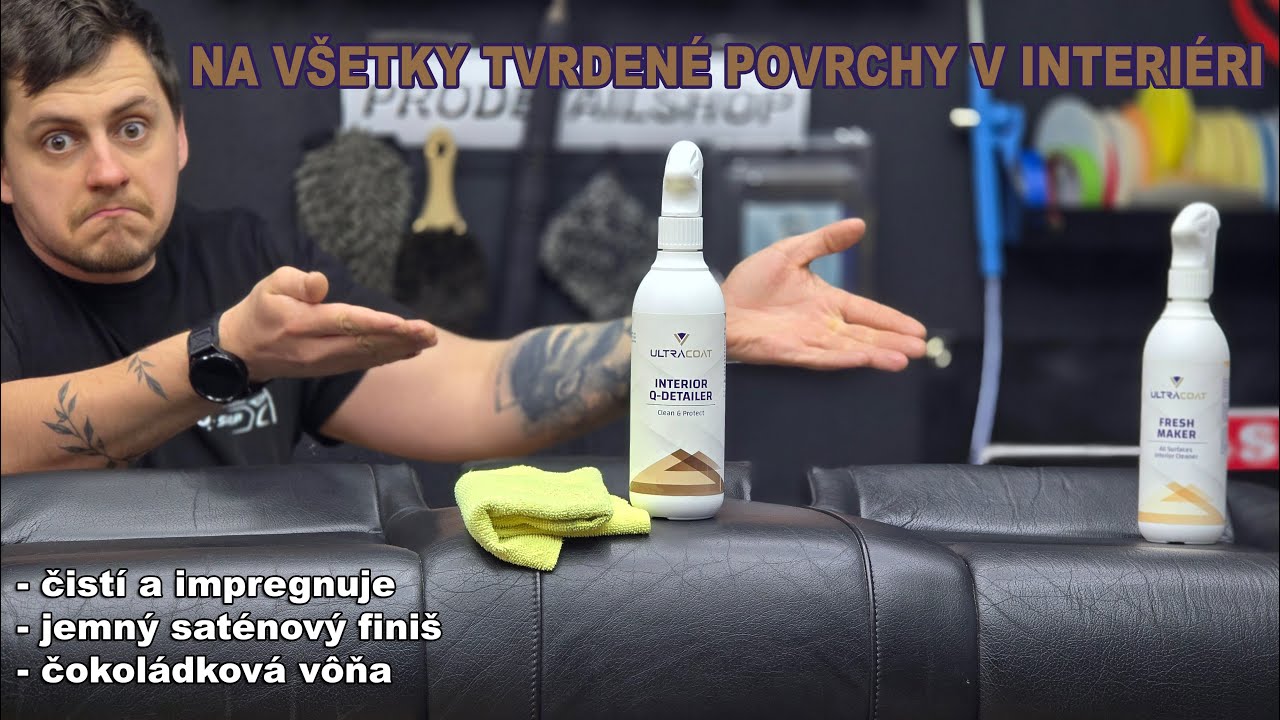 Skvelý vzhľad celého interiéru a vôňa čokolády v jednom produkte? | UltraCoat Interior Q-Detailer