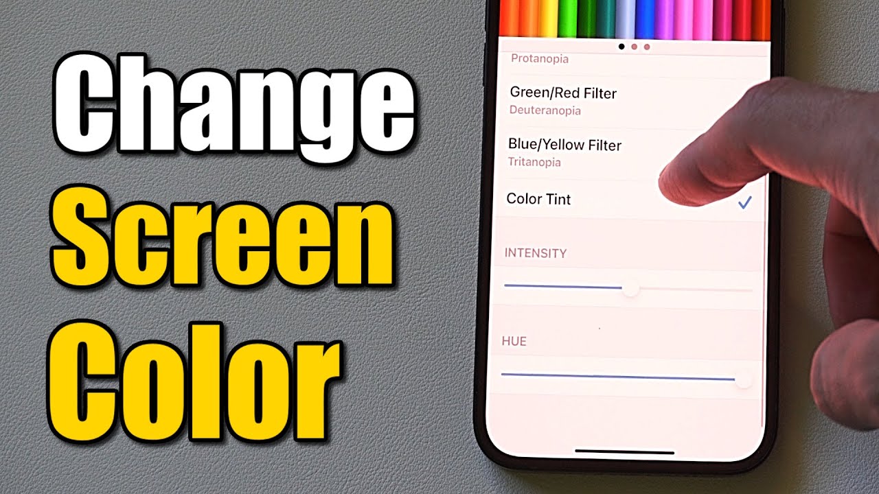 How to Change Color of iPhone Screen & Add Color Filter (Easy Method)