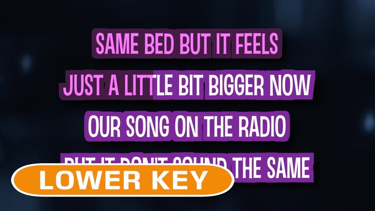 When I Was Your Man (Karaoke Lower Key) - Bruno Mars