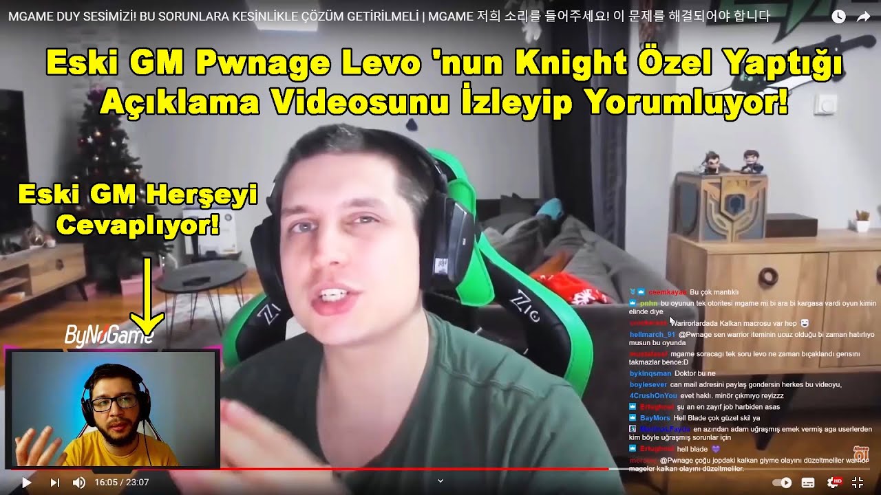 Eski GM Pwnage - Levo 'nun Knight Özel Yaptığı Açıklama Videosunu İzleyip Yorumluyor | Knight Online
