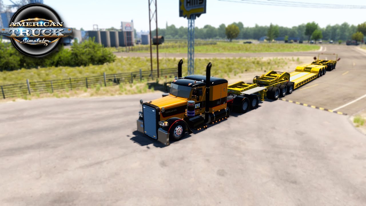 48,500 lbs. Oversized Special Cargo Transport | Thrustmaster TX Wheel American Truck Simulator