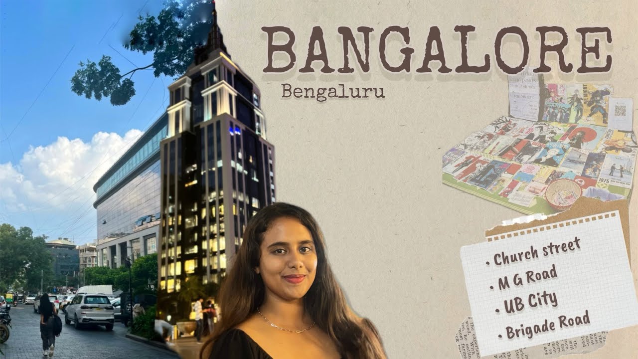 Bangalore vlog | Church street | MG Road | UB City | Travel vlog | Sukruthi Kowshik