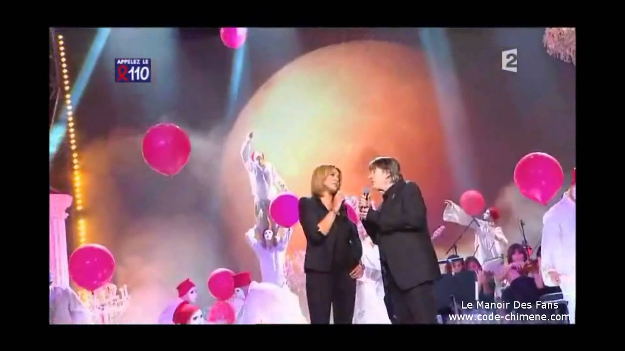 Chimene Badi - Serge Lama - Les Ballons rouges