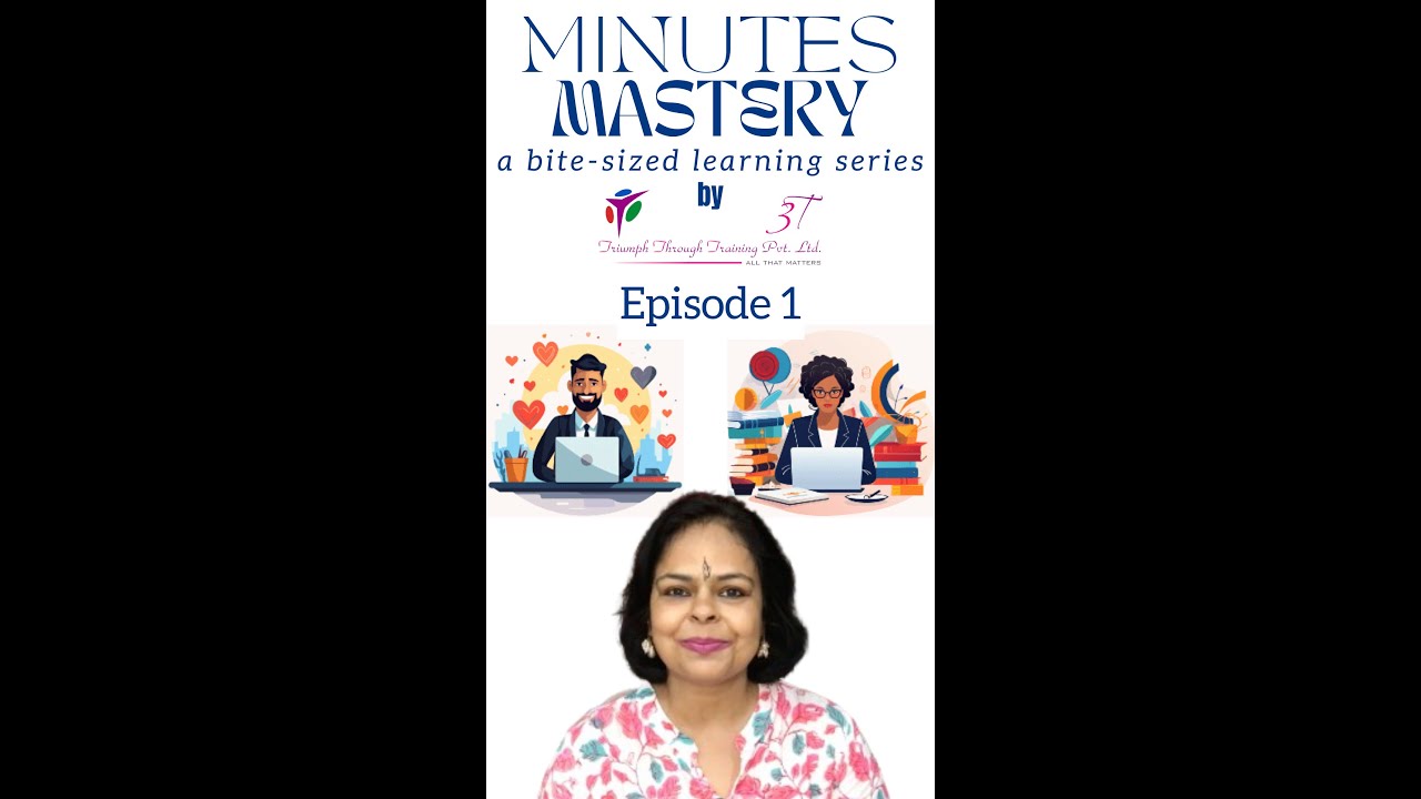 Minutes Mastery a bite sized learning series | Vol 1 Ep 1 Team Roles  | Dr. Veena K. Arora 3T