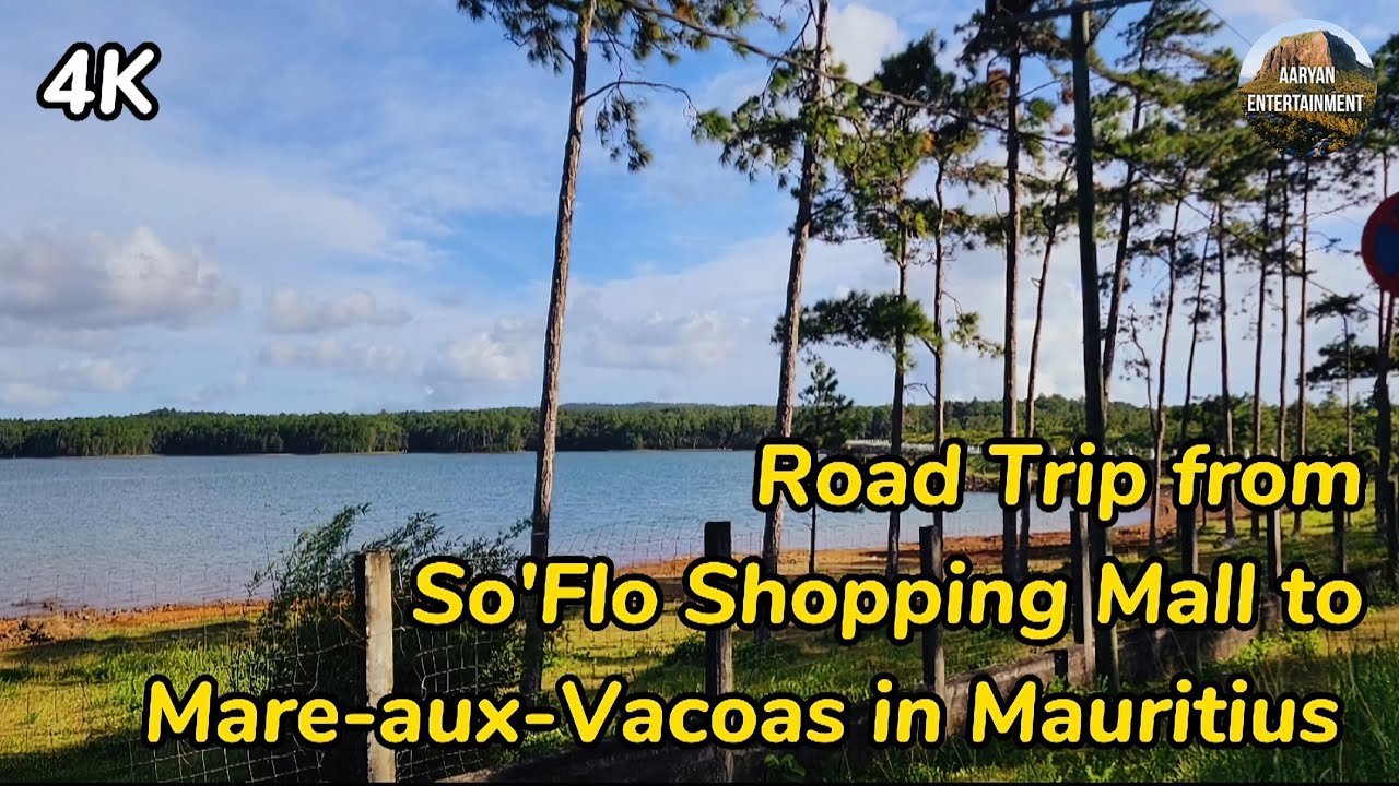Road Trip from So'Flo Shopping Mall to Mare-aux-,Vacoas in Mauritius