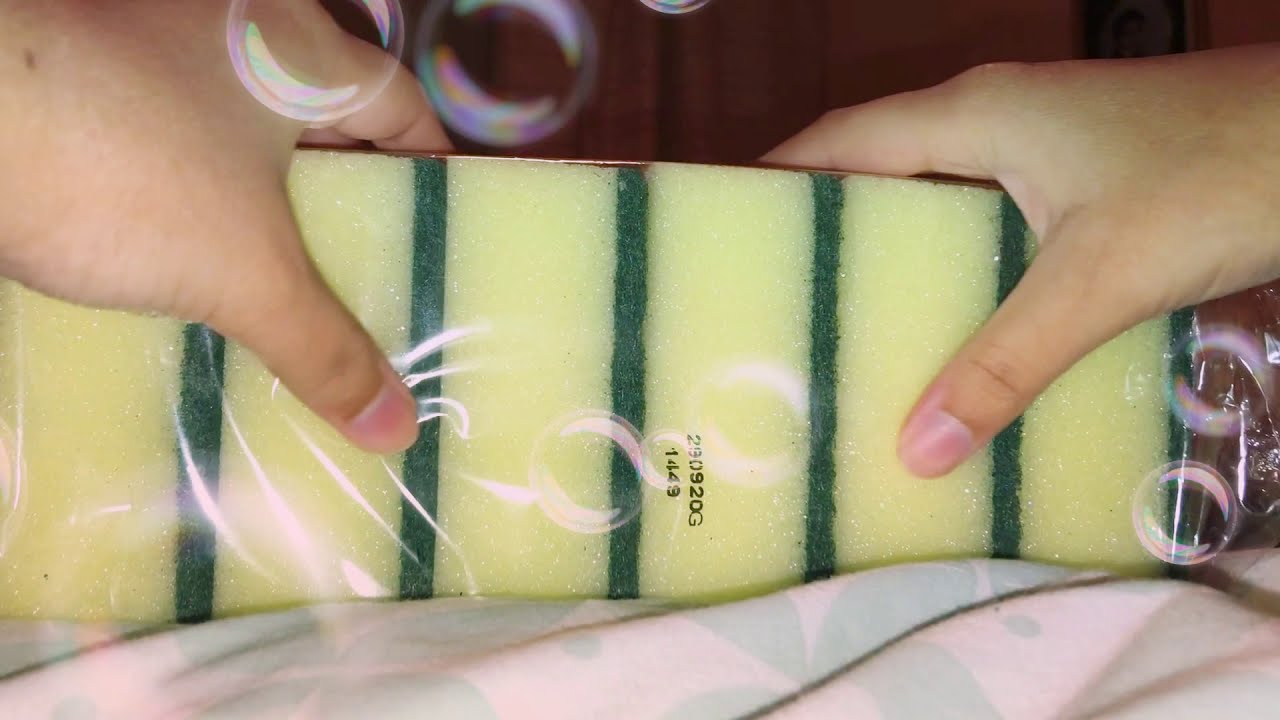 ASMR: New Jumbo Sponges