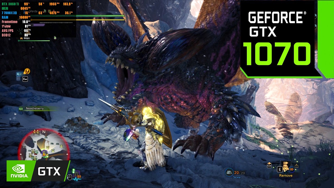 GTX 1070 in 2025 &ndash; Monster Hunter: World | 1080p FPS Test