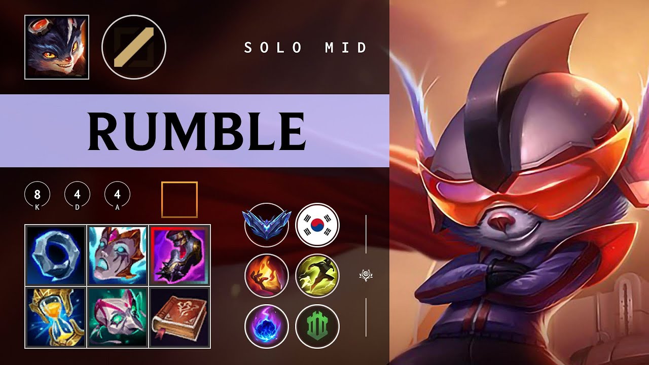 Rumble Mid vs Ryze - KR Diamond Patch 26.02