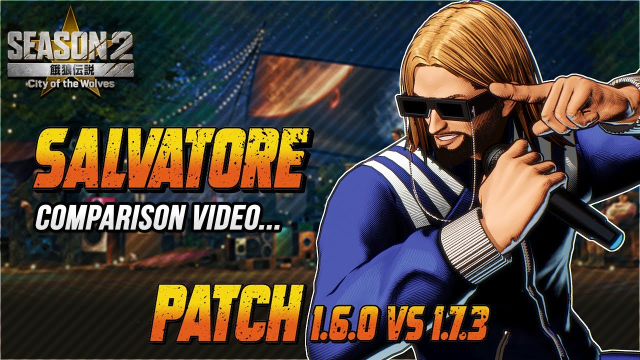 Fatal Fury: CotW Season 2 Patch | Salvatore Ganacci Comparison – Before vs After