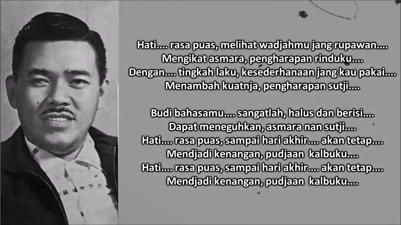 SAM SAIMUN - PUDJAAN KALBU (Tjipt. Mochtar Embut) (1958)