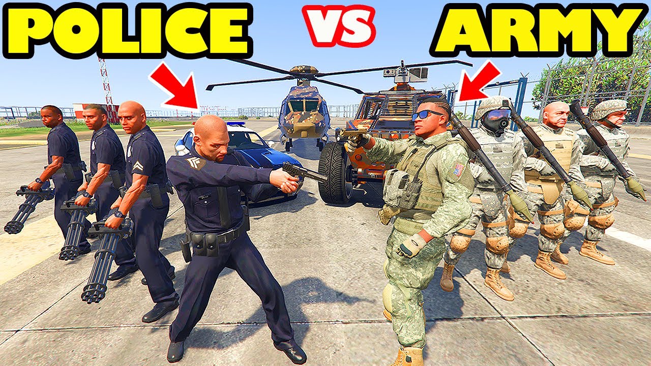 Franklin The ARMY GENERAL Trapped the POLICE CHIEF in GTA 5 | SHINCHAN and CHOP