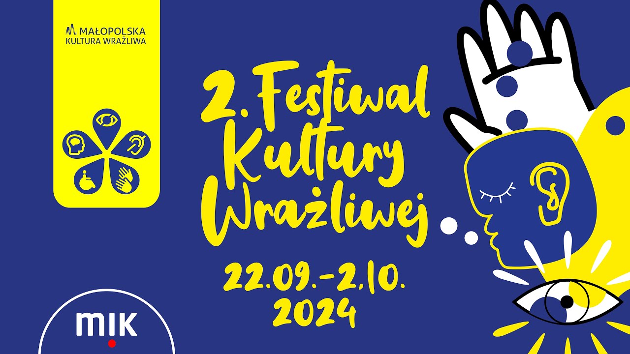 Festiwal Kultury Wrażliwej (2024) - zaproszenie (wersja z audiodeskrypcją)