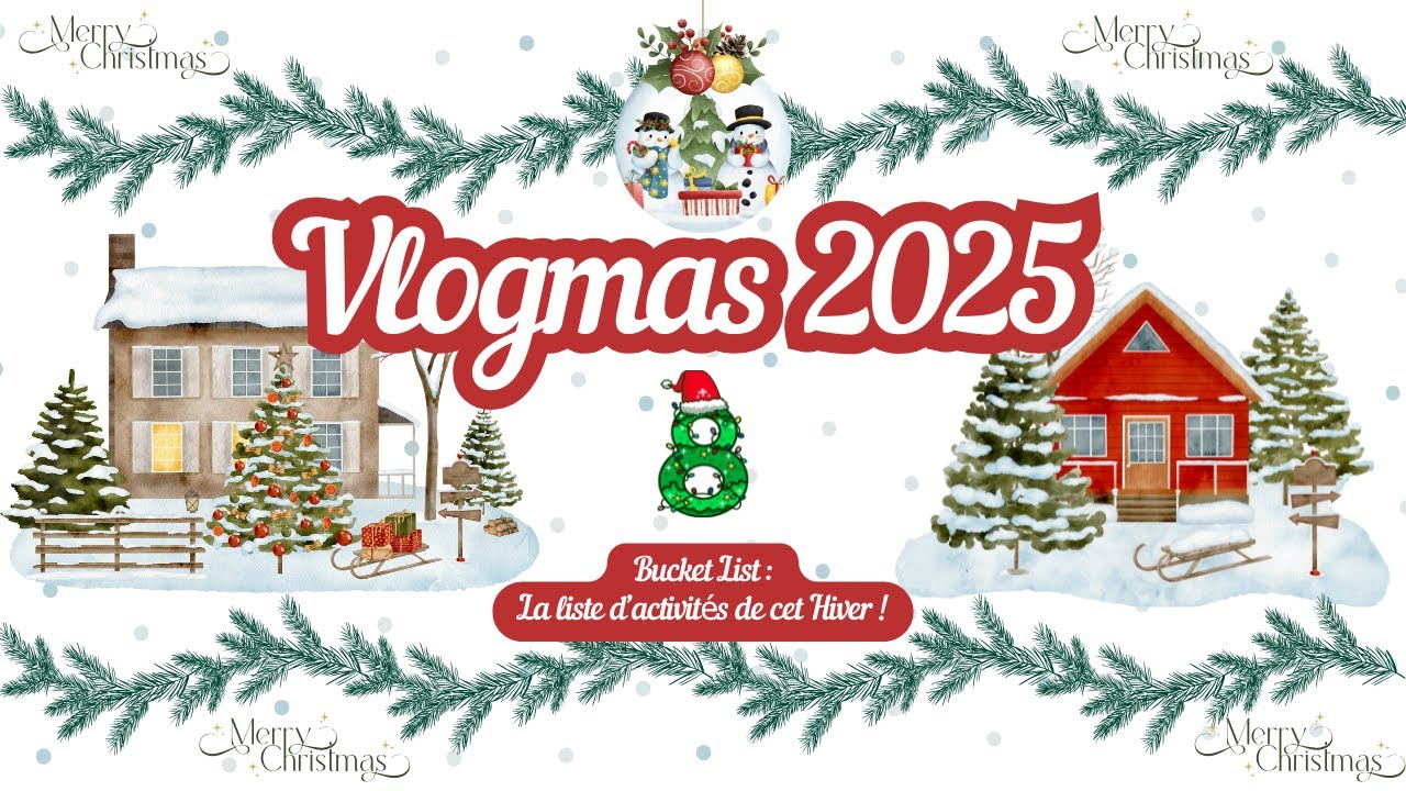 ☃️ VLOGMAS #8 | Cet hiver, une petite liste d'activités pour des moments cosy !