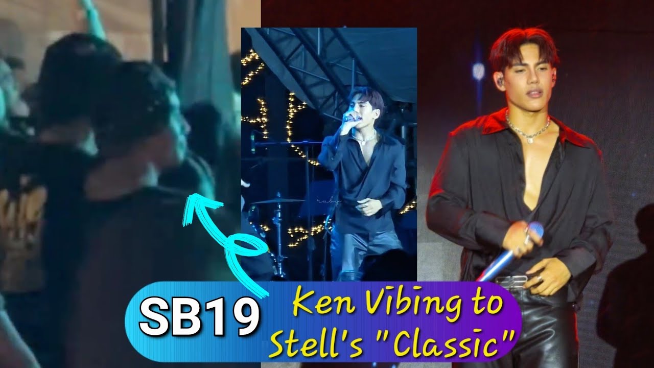 SB19 KEN SPOTTED VIBING TO STELL'S 