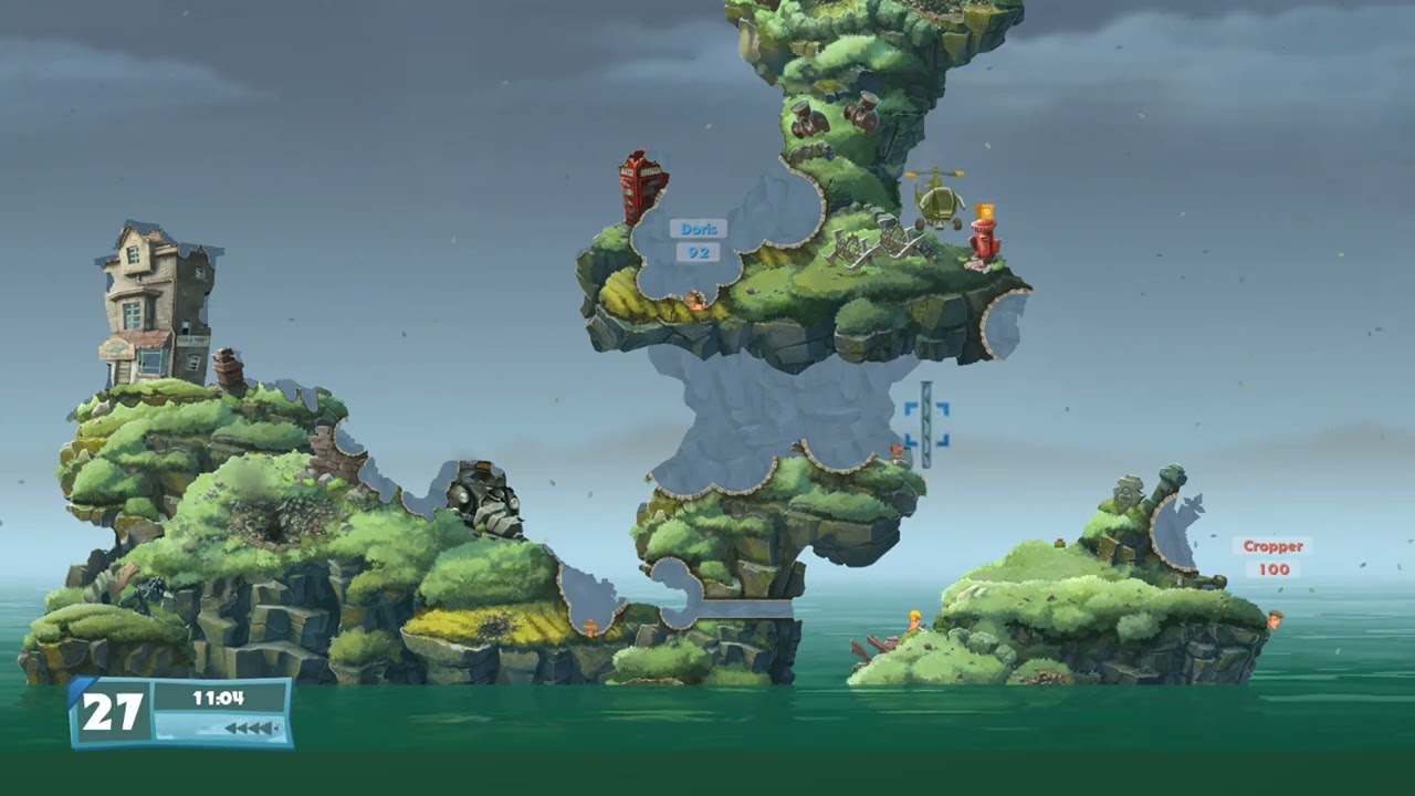 Worms W.M.D. - Campaign lvl 24: Chip Chopper Disaster