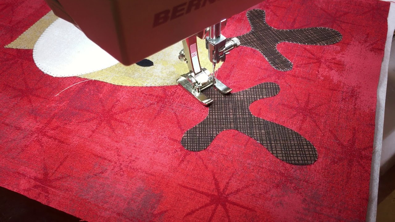 Bernina Foot 20 аппликация платиновым швом