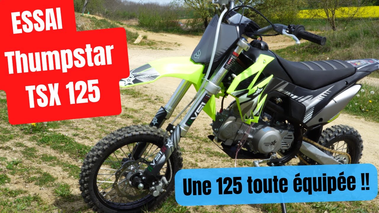 essai Dirt bike/ Pit Bike: Petite chez les grandes, nous essayons la Thumpstar TSX 125 !!!!