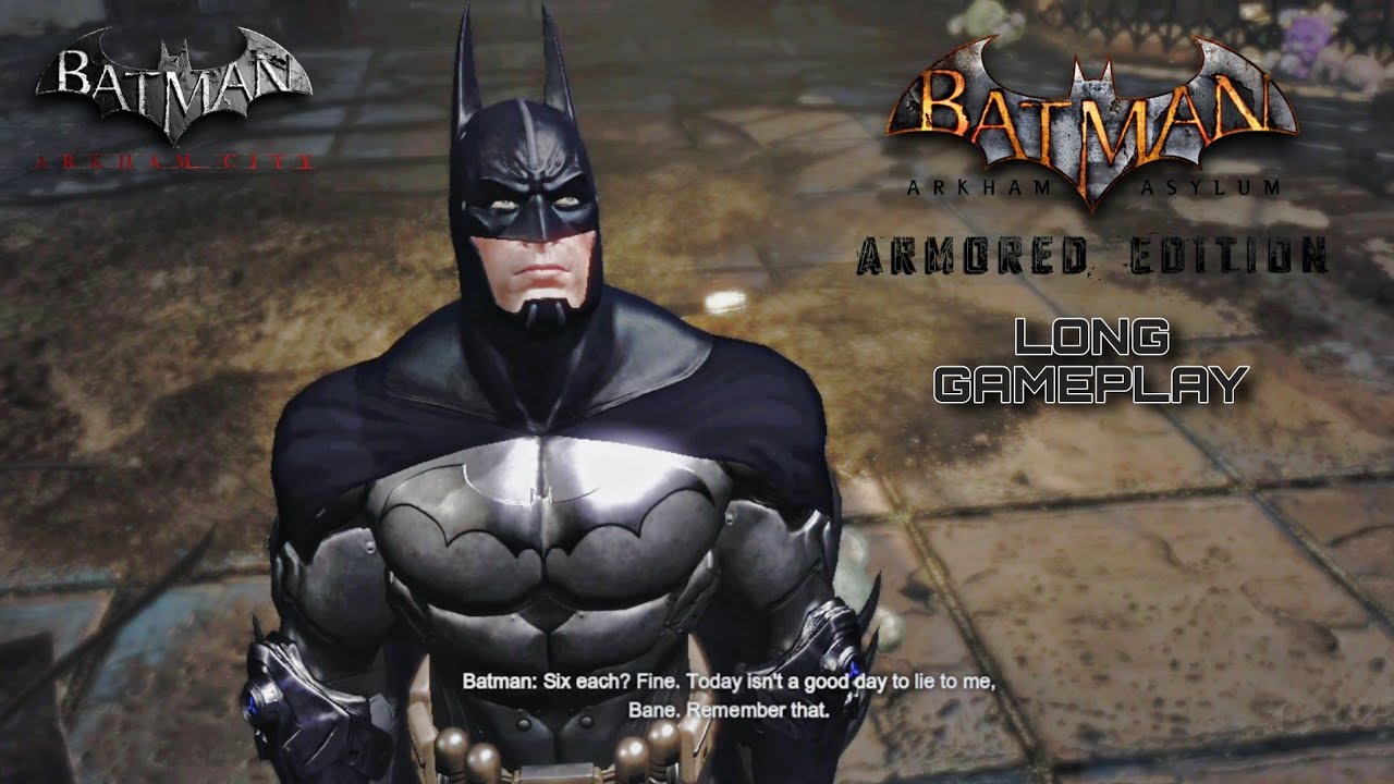 Batman Arkham City | Armored Arkham Asylum Batman Batsuit Mod Gameplay Part 2