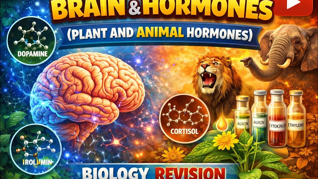 Brain & Hormones(Plant and Animal Hormones) // Biology Revision #ssccgl #biharsi #biology #bpsc