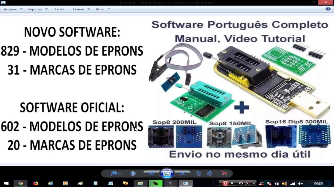 Novo Software Gravadora CH341A, Turbine sua Gravadora com Novos Modelos de Eprons