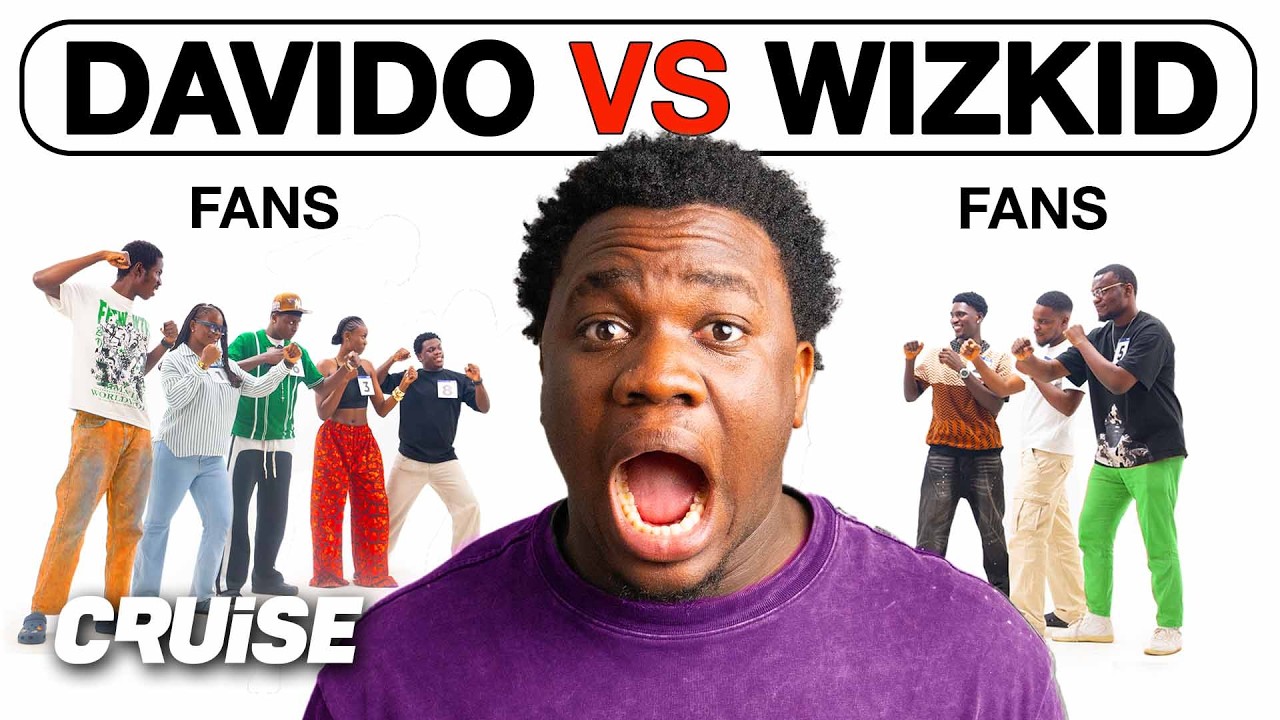 Смогут ли 5 ​​фанатов DAVIDO найти среди себя 3 фанатов WIZKID?