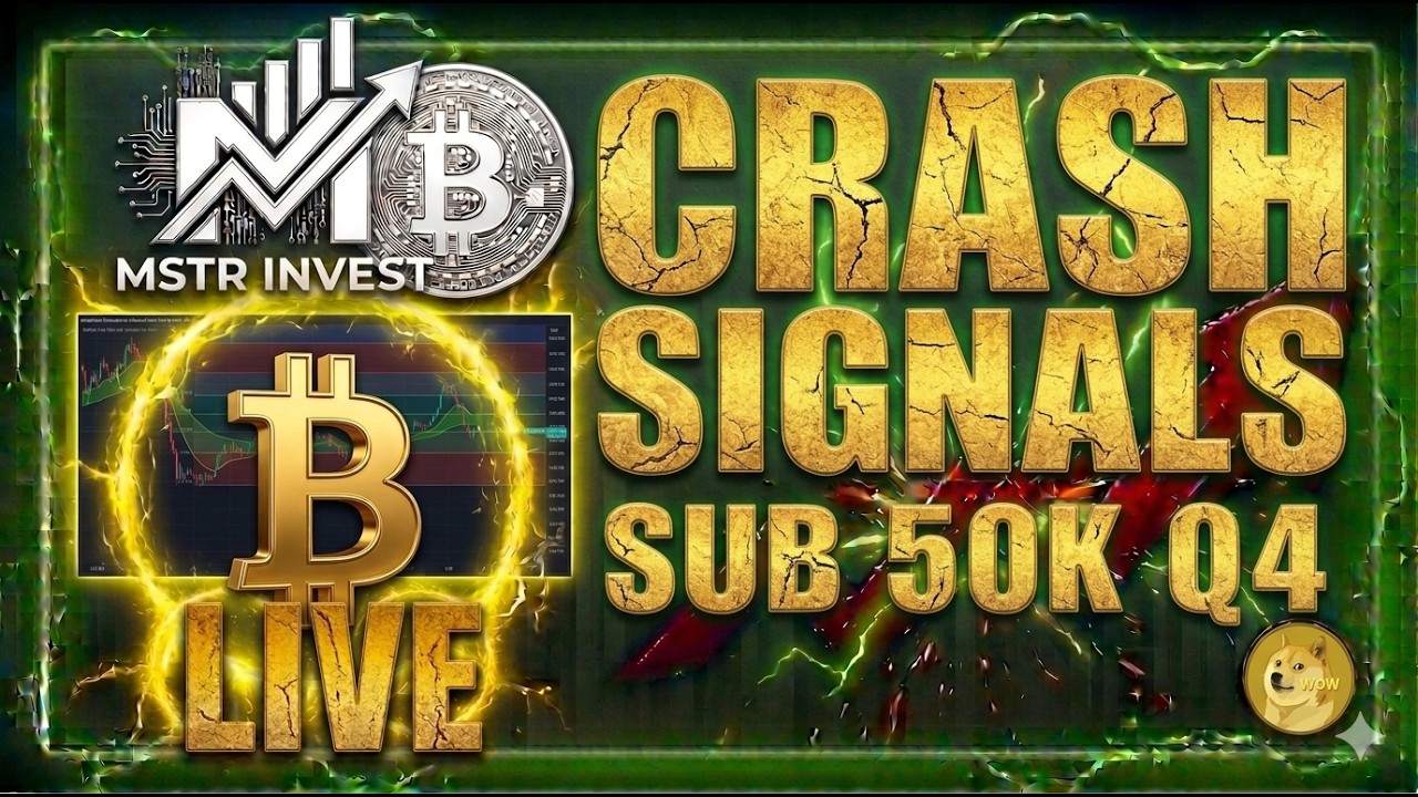 Signs Everywhere For Sub 50K? Preparing For End of Bitcoin Bear Market! Bitcoin, Dogecoin, MSTR LIVE