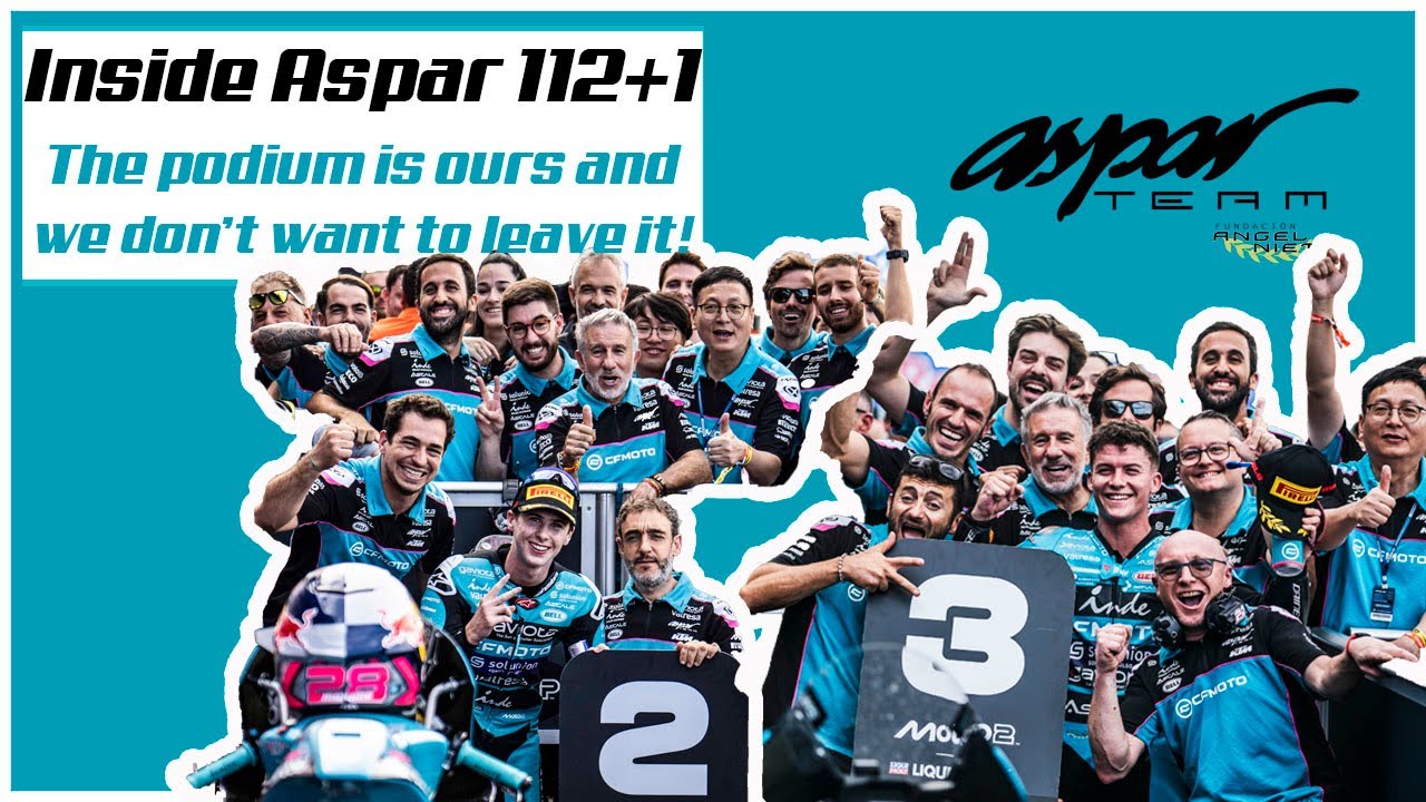 Inside Aspar 112+1 - The podium is ours and we don't want to leave it!
