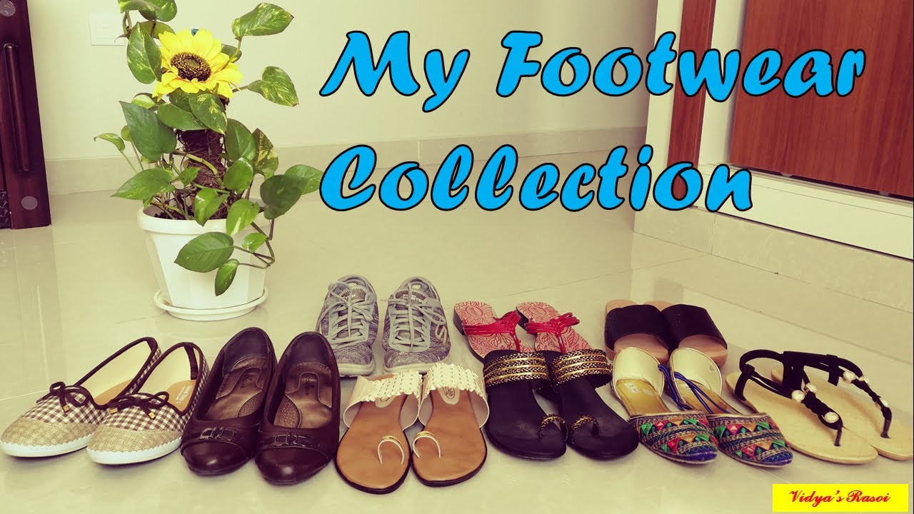 Trendy Footwear collection|opened my shoe rack|vidya's raosi|