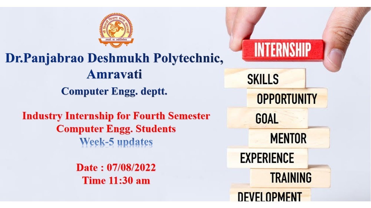 Industry Internship week-5 updates, date : 7/8/2022